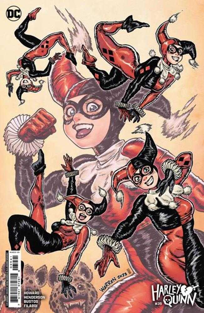 DC Comics COMIC BOOK Harley Quinn #39 Cover E 1 in 25 Adam Warren Card Stock Variant