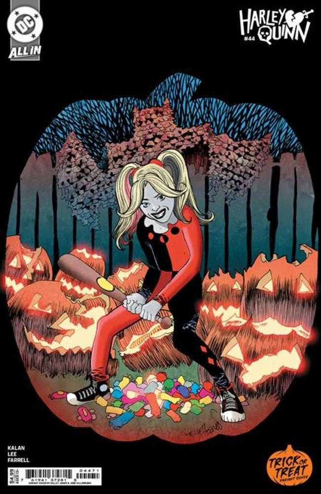 DC Comics COMIC BOOK Harley Quinn #44 Cover D Kelley Jones Trick Or Treat Card Stock Variant