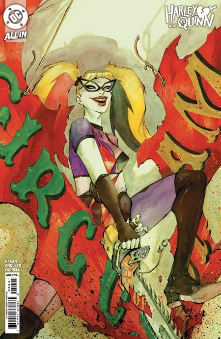 DC COMICS COMIC BOOK HARLEY QUINN #50 CVR E INC 1:25 CHUMA HILL CARD STOCK VAR