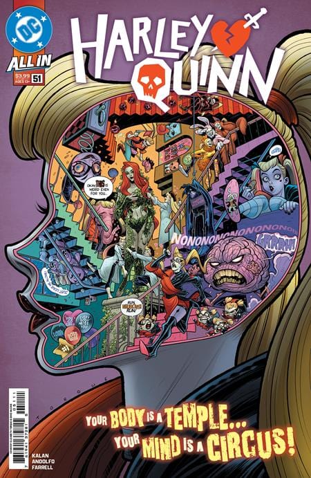 DC Comics COMIC BOOK HARLEY QUINN #51 CVR A ELIZABETH TORQUE
