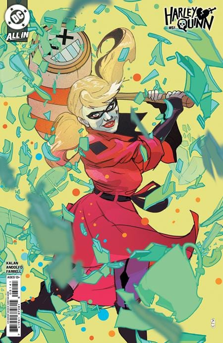 DC Comics COMIC BOOK HARLEY QUINN #51 CVR E INC 1:25 CHRISTIAN WARD CARD STOCK VAR