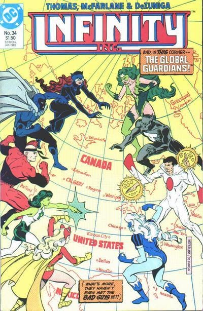 DC Comics COMIC BOOK Infinity, Inc. #34 - CVR A (FN)