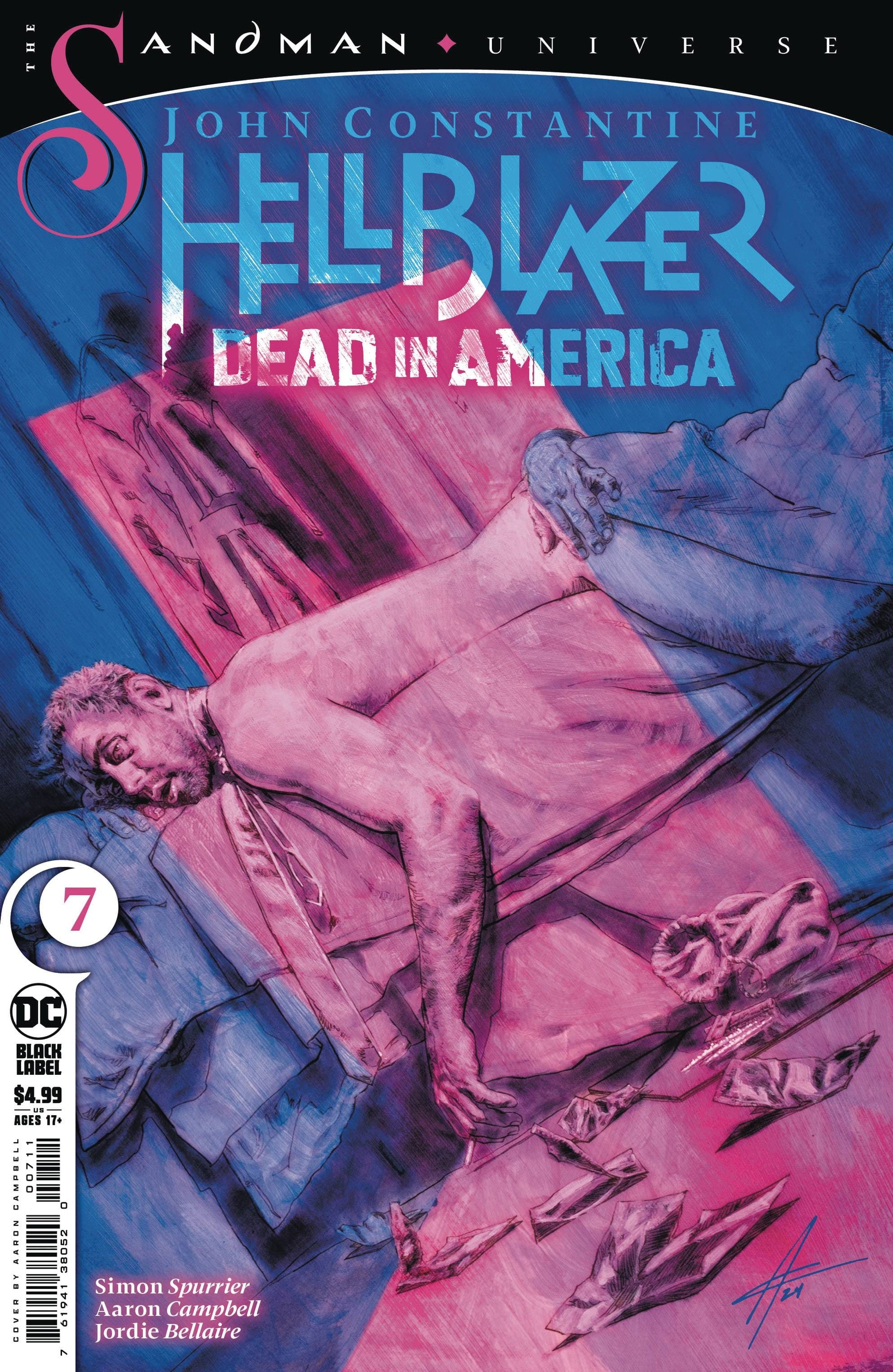 DC COMICS COMIC BOOK JOHN CONSTANTINE HELLBLAZER DEAD AMERICA #7 (OF 8) CVR A