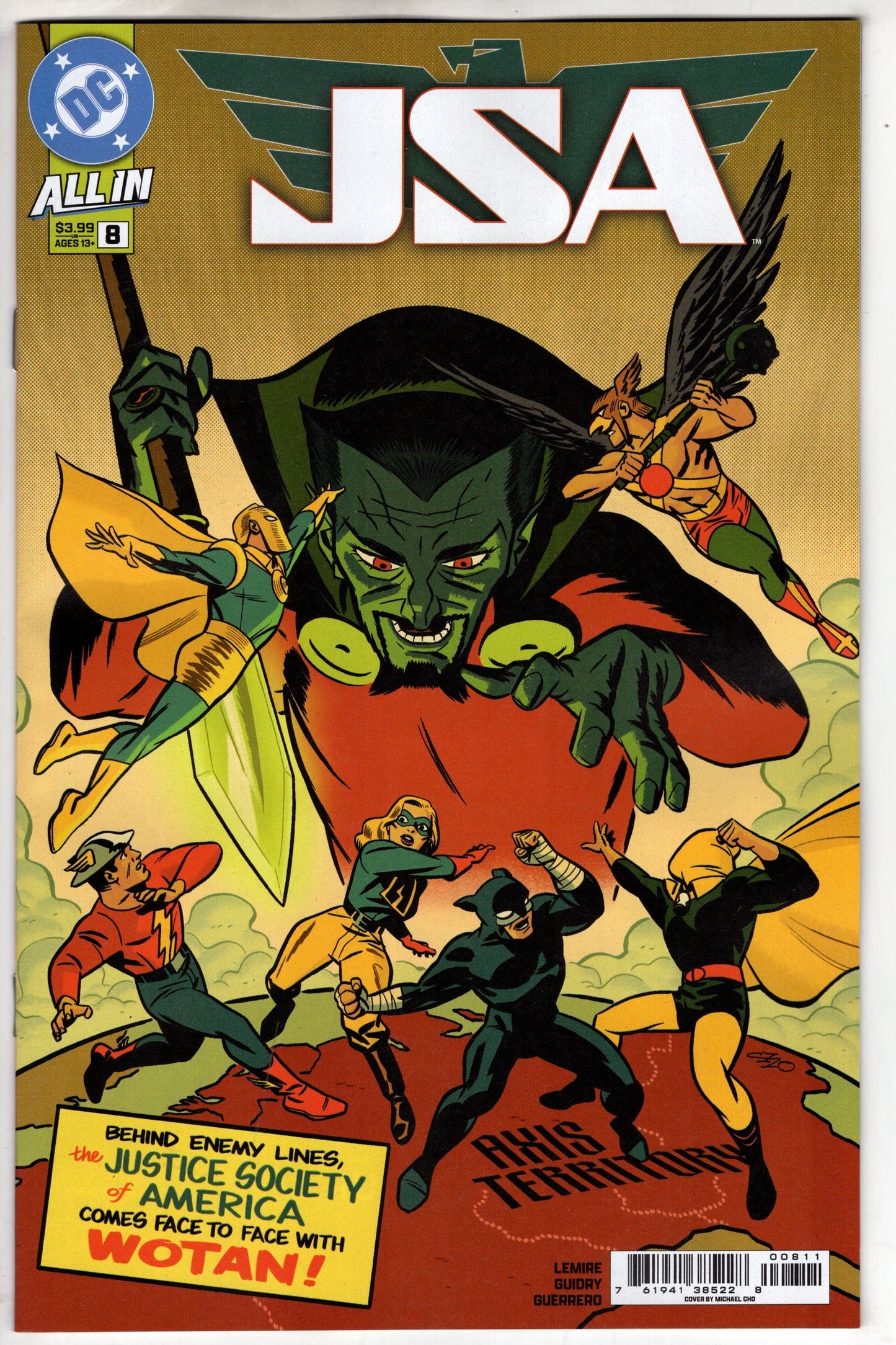 DC Comics COMIC BOOK JSA #8 CVR A MICHAEL CHO