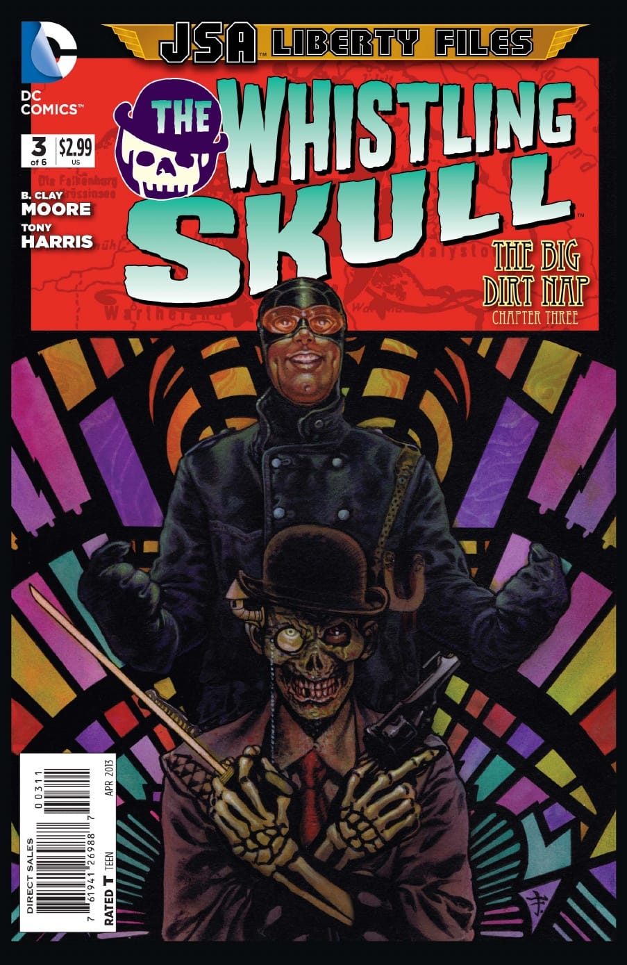 DC Comics COMIC BOOK JSA Liberty Files: The Whistling Skull #3 (VF/NM)