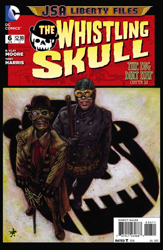 DC Comics COMIC BOOK JSA Liberty Files: The Whistling Skull #6 (VF/NM)
