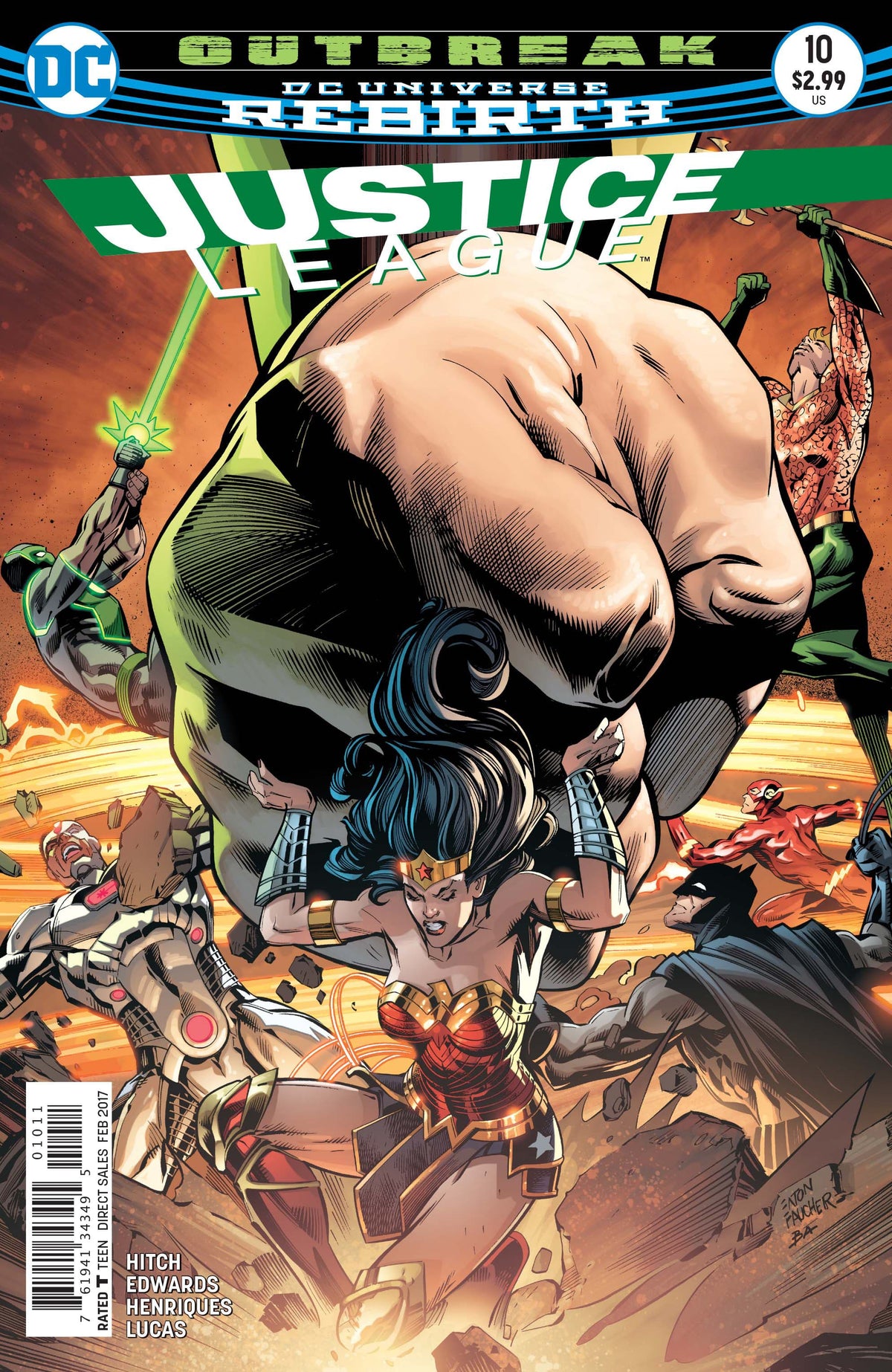 DC Comics COMIC BOOK Justice League #10 - CVR A (VF)