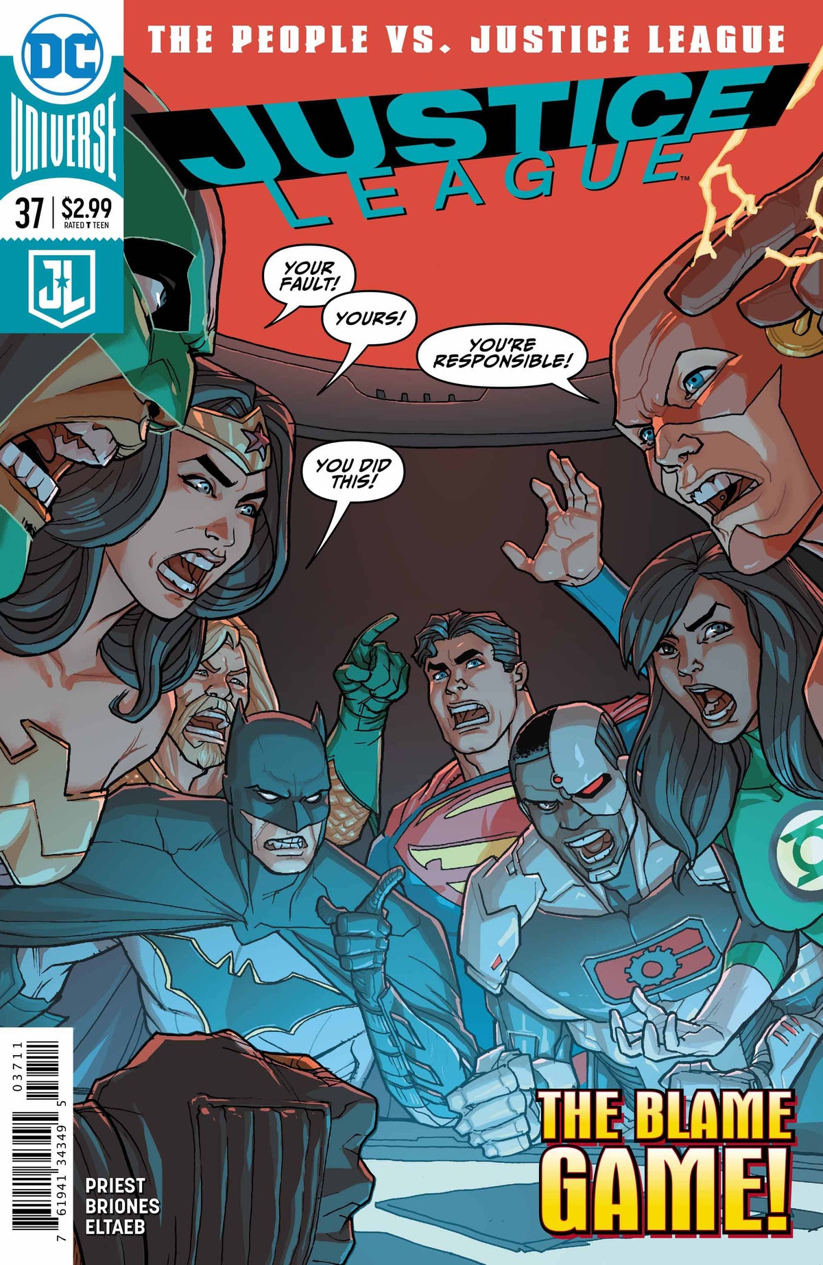 DC Comics COMIC BOOK Justice League #37 - CVR A (VF)
