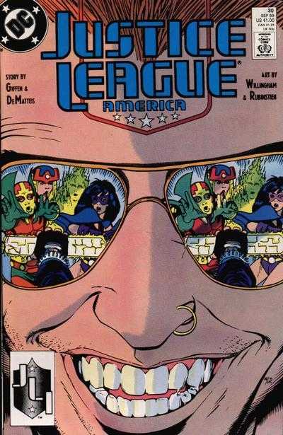 DC Comics COMIC BOOK Justice League America #30 (FN)
