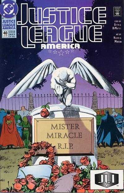 DC Comics COMIC BOOK Justice League America #40 (FN)