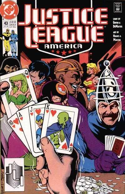 DC Comics COMIC BOOK Justice League America #43 (FN)