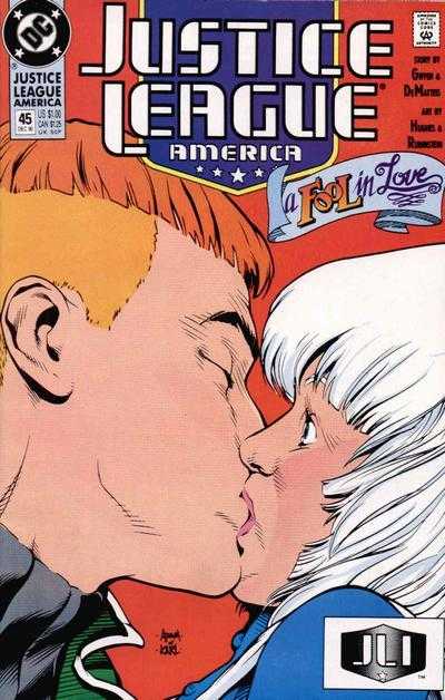 DC Comics COMIC BOOK Justice League America #45 (FN)