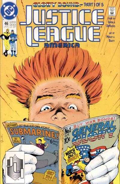 DC Comics COMIC BOOK Justice League America #46 (FN)