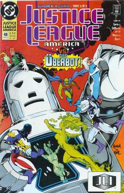 DC Comics COMIC BOOK Justice League America #48 (FN)