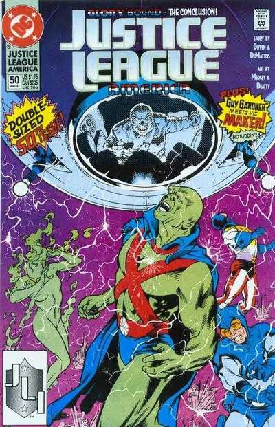 DC Comics COMIC BOOK Justice League America #50 (FN)