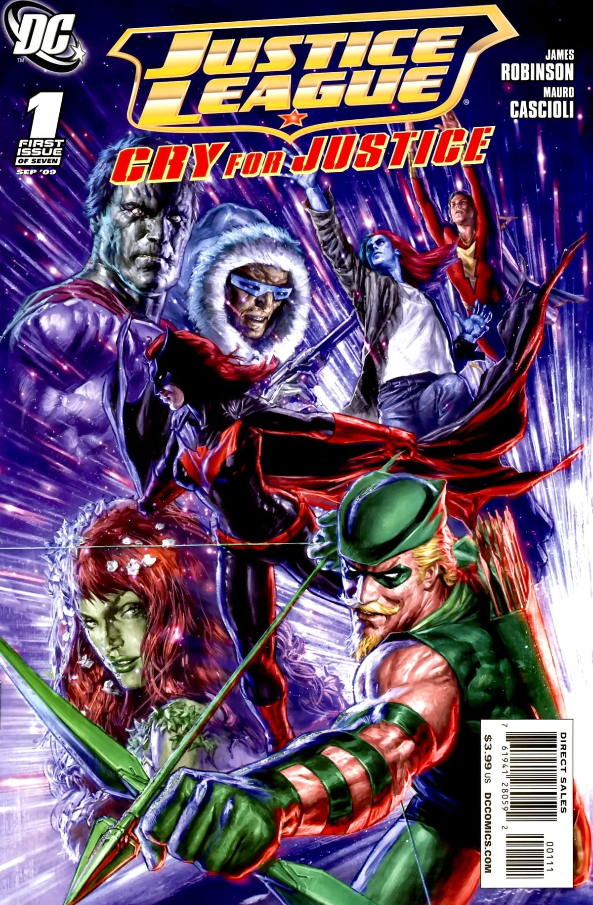 DC Comics COMIC BOOK Justice League: Cry for Justice #1 CVR A DC Comics 2009 VF
