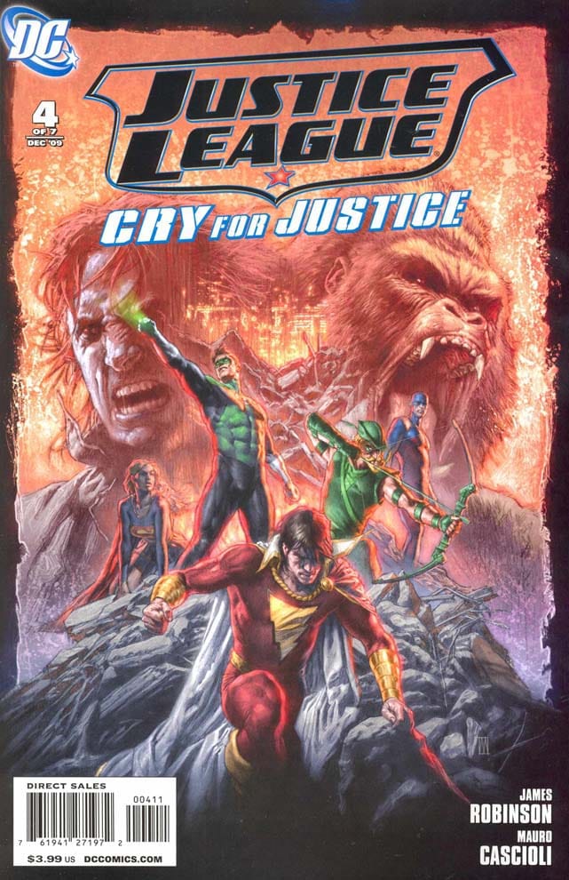 DC Comics COMIC BOOK Justice League: Cry for Justice #4 CVR A DC Comics 2009 VF