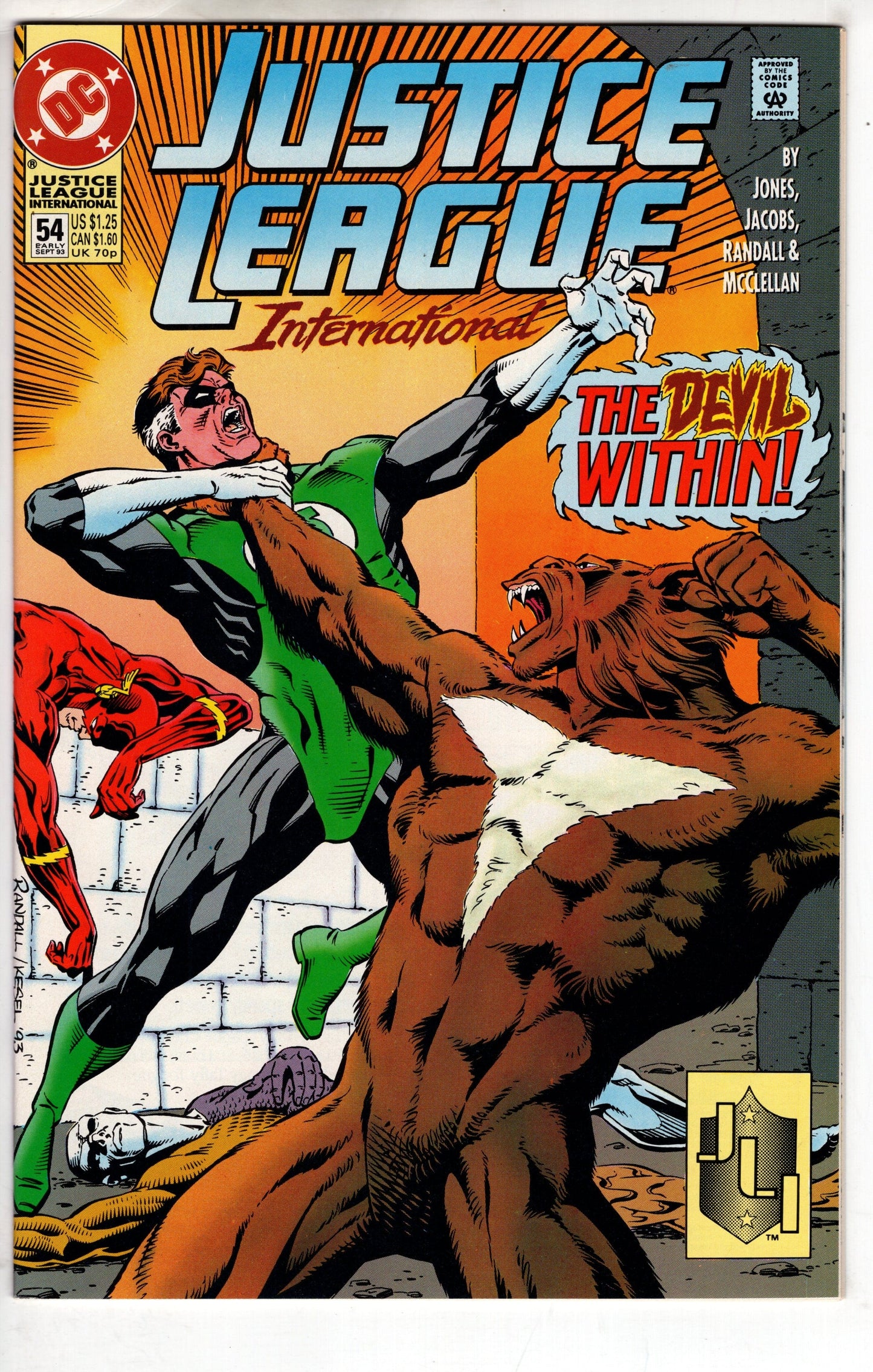 DC COMICS COMIC BOOK Justice League International (1993 series) #54