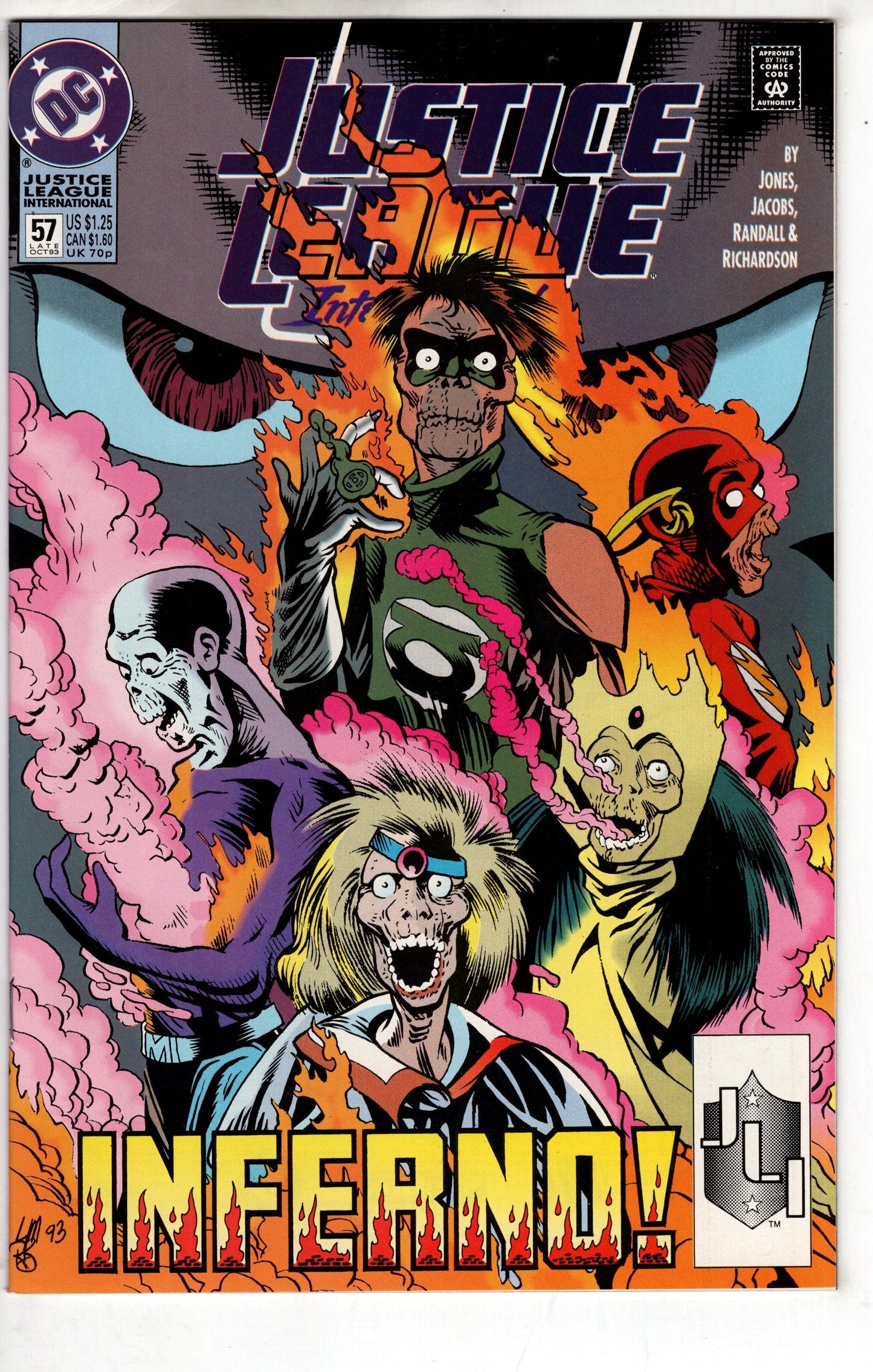 DC COMICS COMIC BOOK Justice League International (1993 series) #57