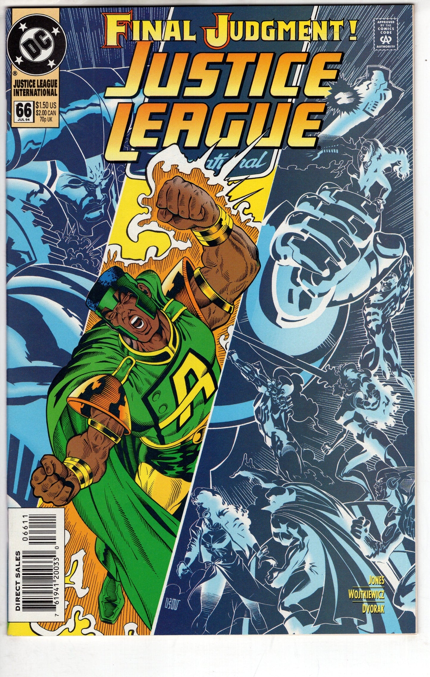 DC COMICS COMIC BOOK Justice League International (1993 series) #66