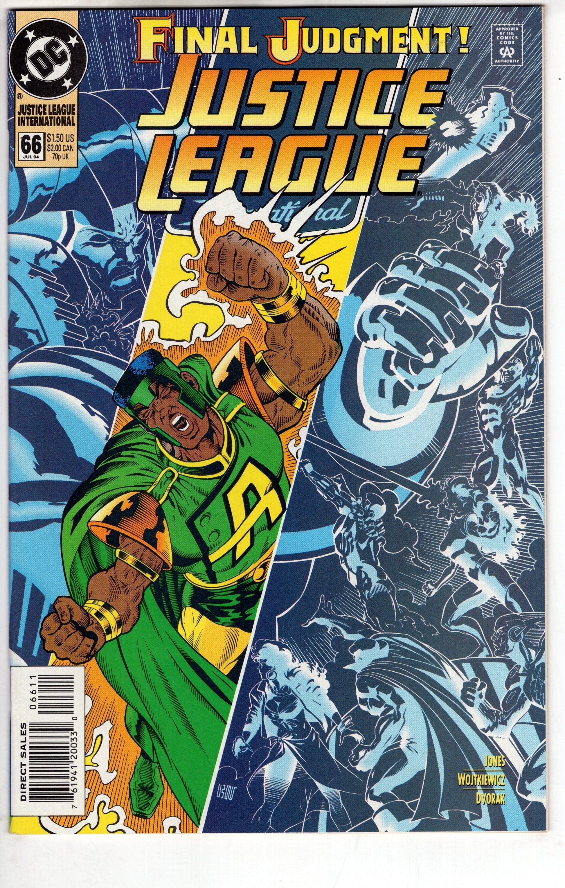 DC COMICS COMIC BOOK Justice League International (1993 series) #66