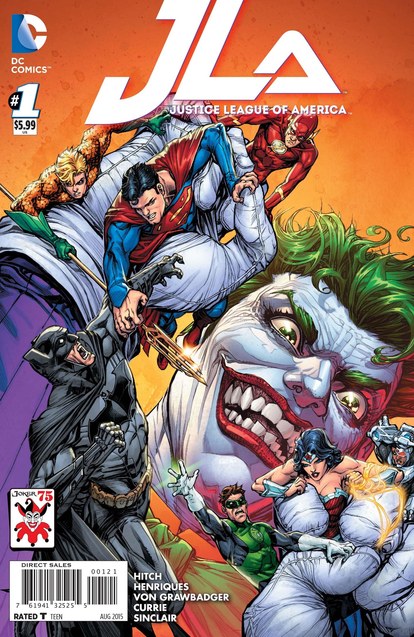 DC Comics COMIC BOOK Justice League of America #1 - CVR B (VF)