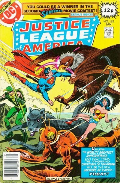 DC Comics COMIC BOOK Justice League of America #162 (FN)