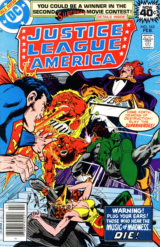 DC Comics COMIC BOOK Justice League of America #163 (FN)