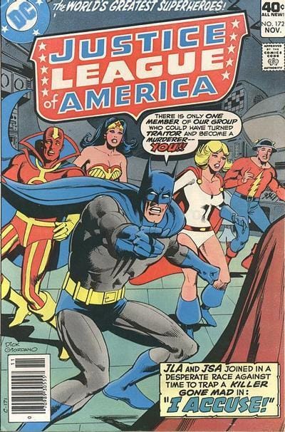 DC Comics COMIC BOOK Justice League of America #172 (FN)