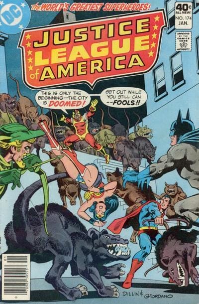 DC Comics COMIC BOOK Justice League of America #174 (FN)