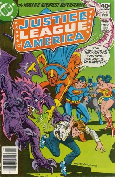 DC Comics COMIC BOOK Justice League of America #175 (FN)