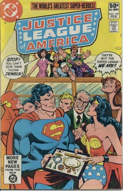 DC Comics COMIC BOOK Justice League of America #187 - N (FN/VF)