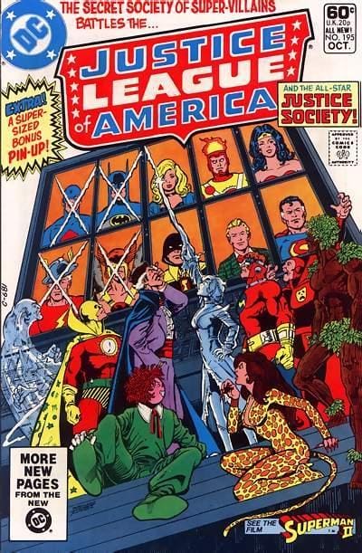 DC Comics COMIC BOOK Justice League of America #195 - N (FN/VF)