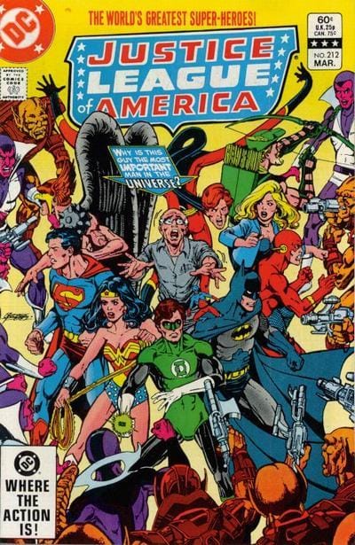 DC Comics COMIC BOOK Justice League of America #212 - D (FN/VF)