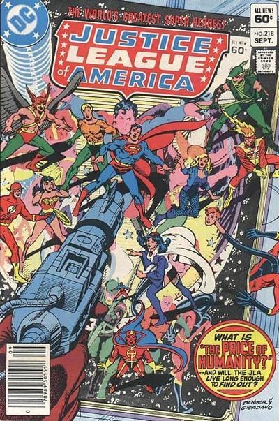 DC Comics COMIC BOOK Justice League of America #218 - D (FN/VF)