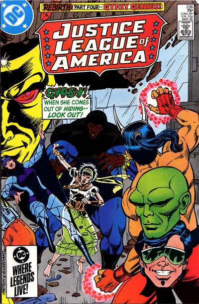 DC Comics COMIC BOOK Justice League of America #236 - D (FN)