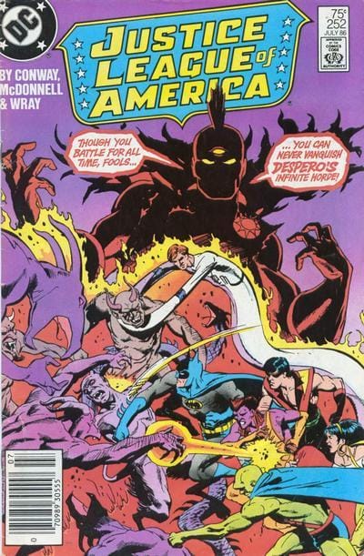 DC Comics COMIC BOOK Justice League of America #252 - D (FN)