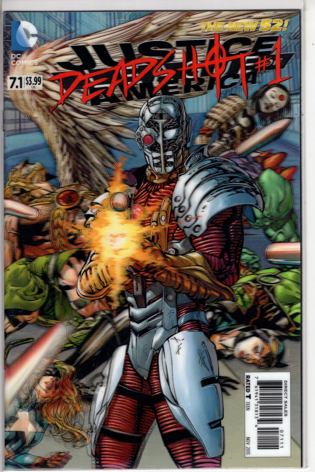 DC COMICS COMIC BOOK JUSTICE LEAGUE OF AMERICA #7.1 DEADSHOT (VF)
