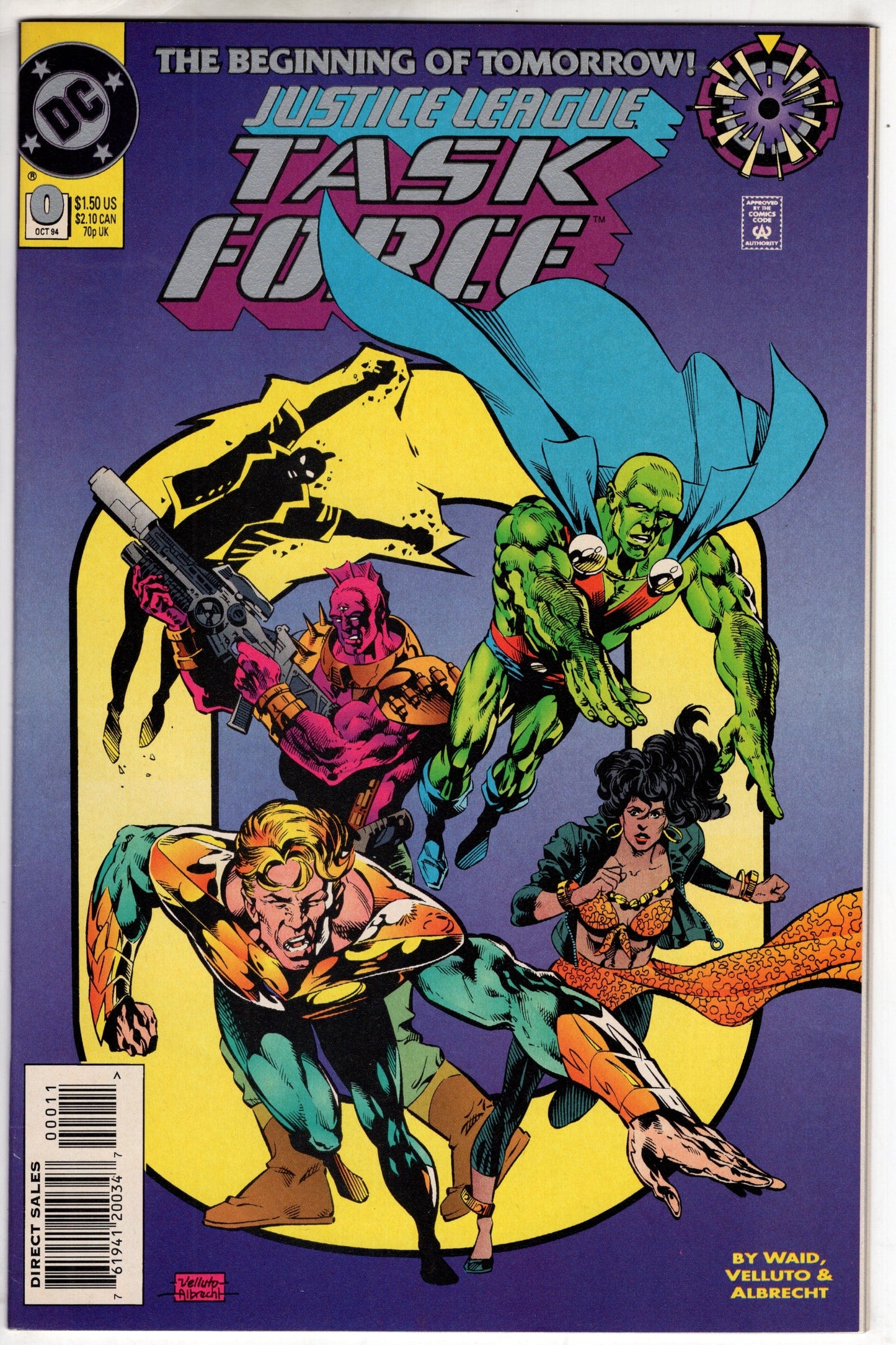 DC COMICS COMIC BOOK Justice League Task Force (1993 series) #0 [Direct Sales]