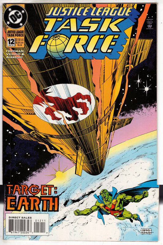 DC COMICS COMIC BOOK Justice League Task Force (1993 series) #12