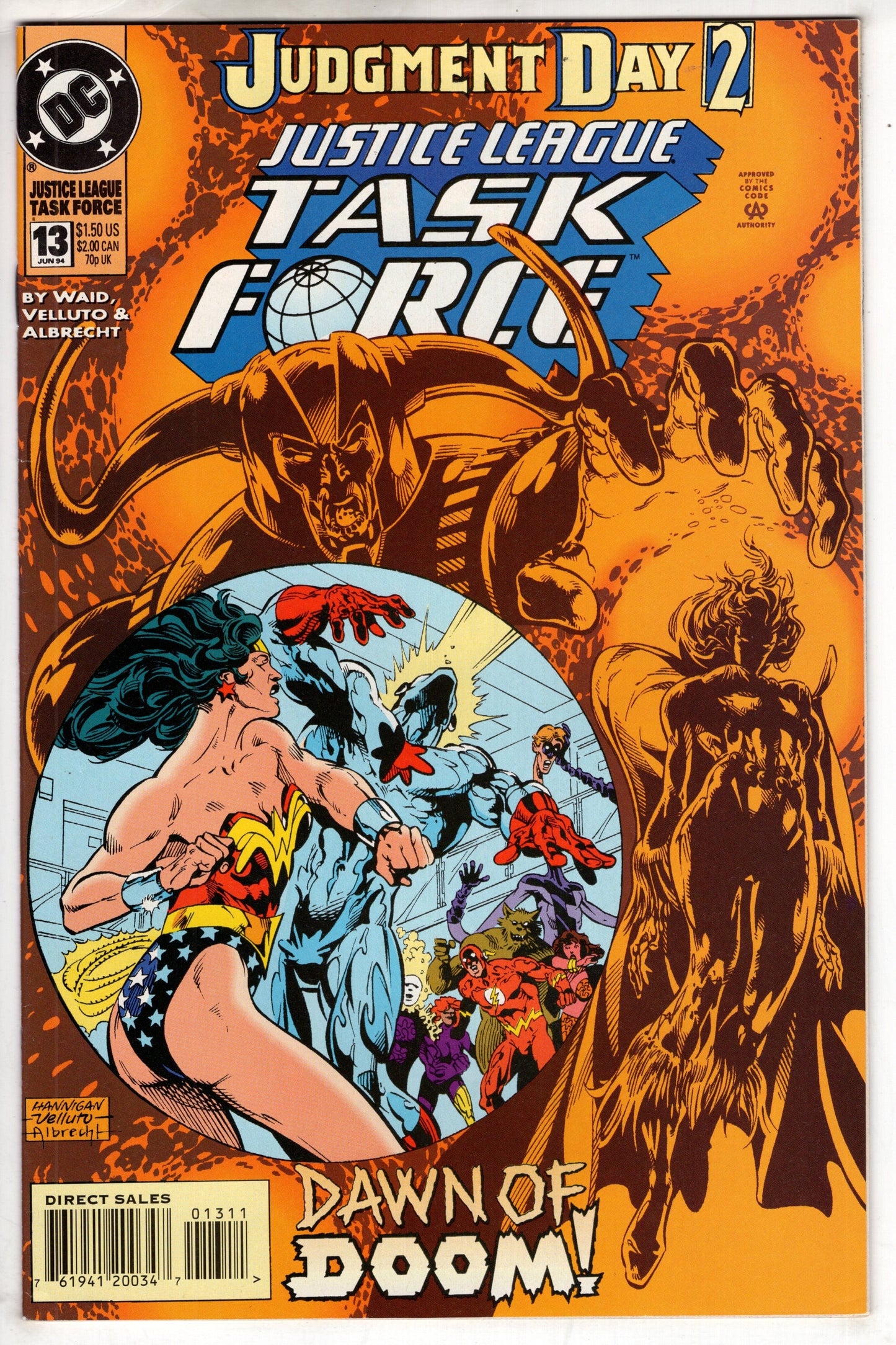 DC COMICS COMIC BOOK Justice League Task Force (1993 series) #13