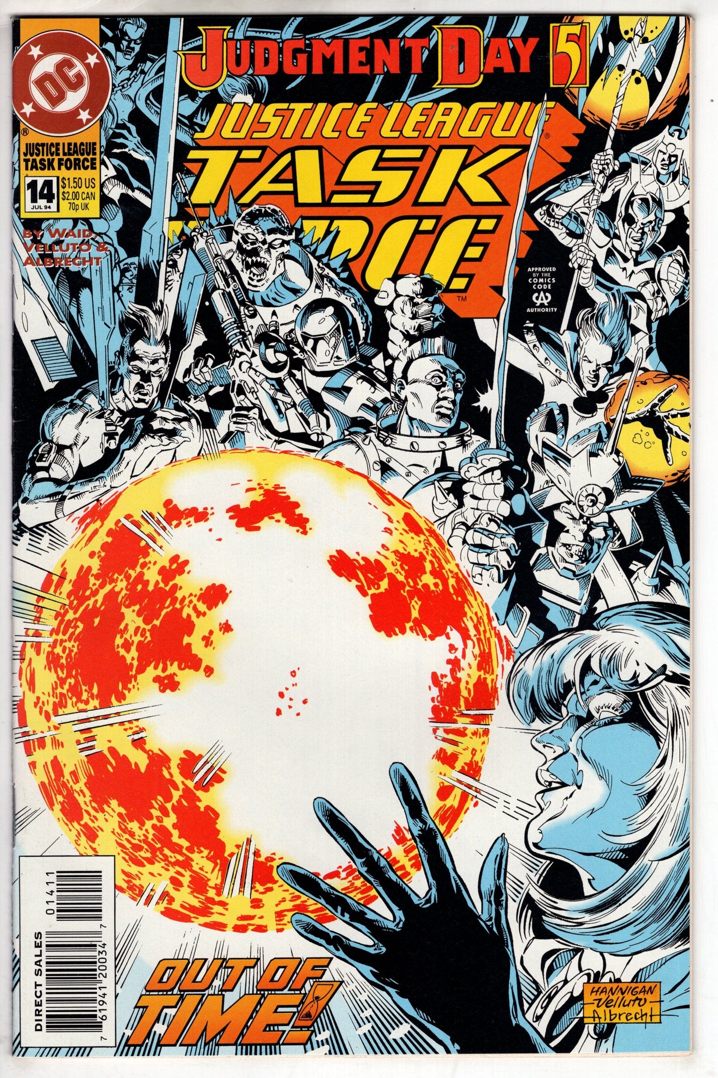 DC COMICS COMIC BOOK Justice League Task Force (1993 series) #14