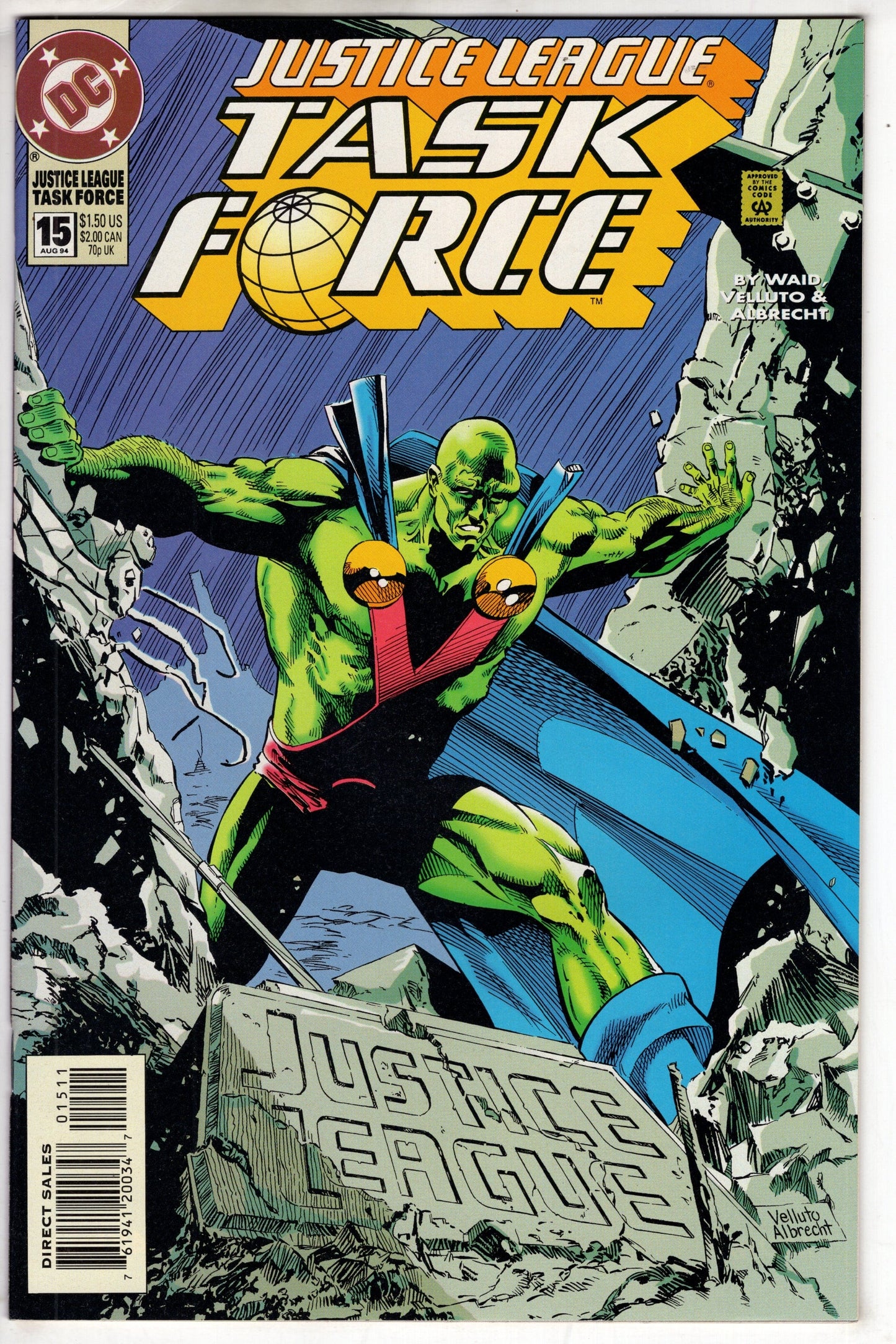 DC COMICS COMIC BOOK Justice League Task Force (1993 series) #15