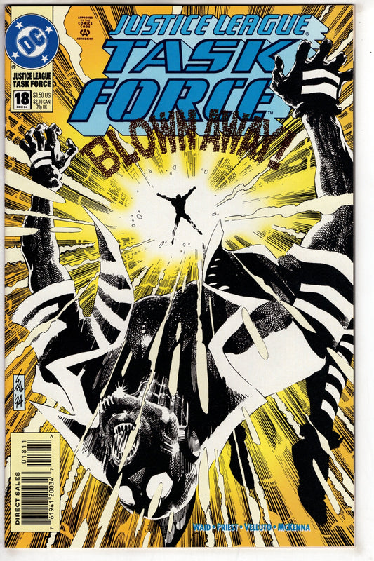 DC COMICS COMIC BOOK Justice League Task Force (1993 series) #18 [Direct Sales]