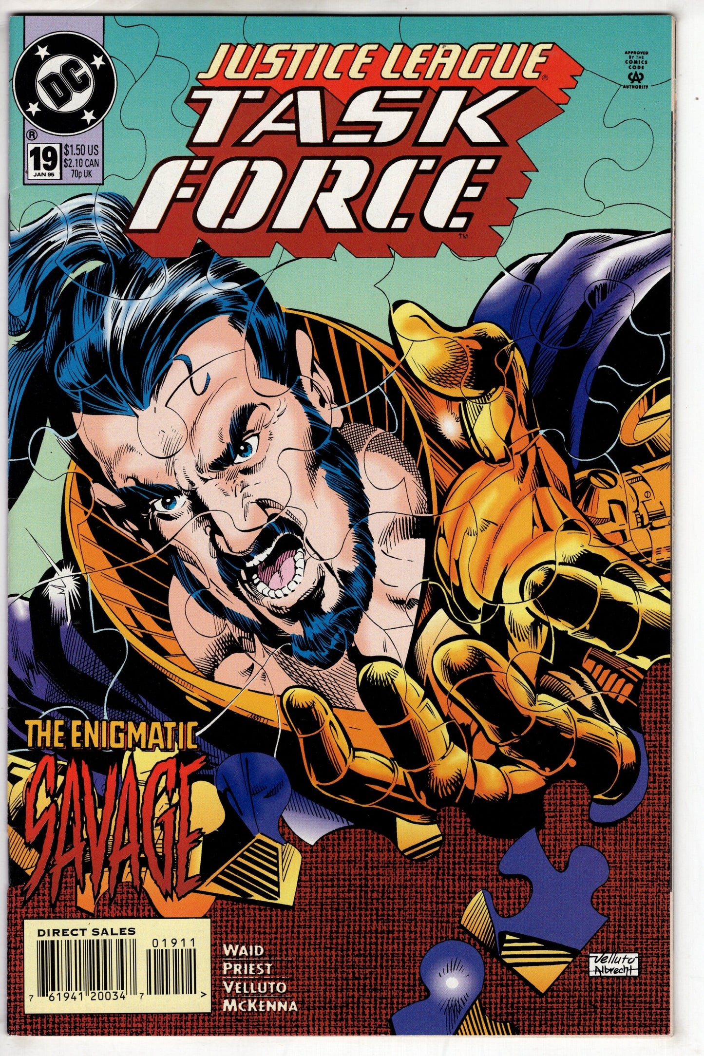 DC COMICS COMIC BOOK Justice League Task Force (1993 series) #19