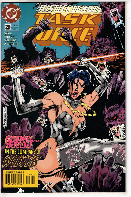 DC COMICS COMIC BOOK Justice League Task Force (1993 series) #20 [Direct Sales]