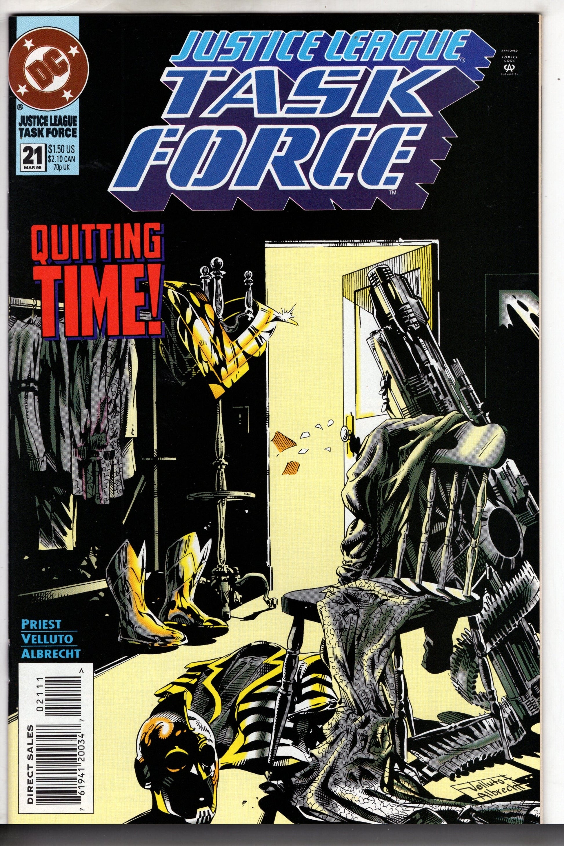 DC COMICS COMIC BOOK Justice League Task Force (1993 series) #21