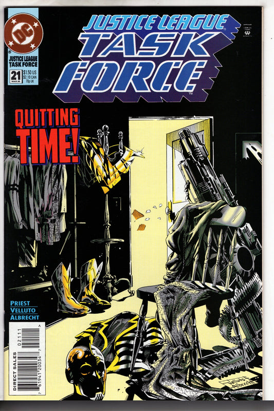 DC COMICS COMIC BOOK Justice League Task Force (1993 series) #21
