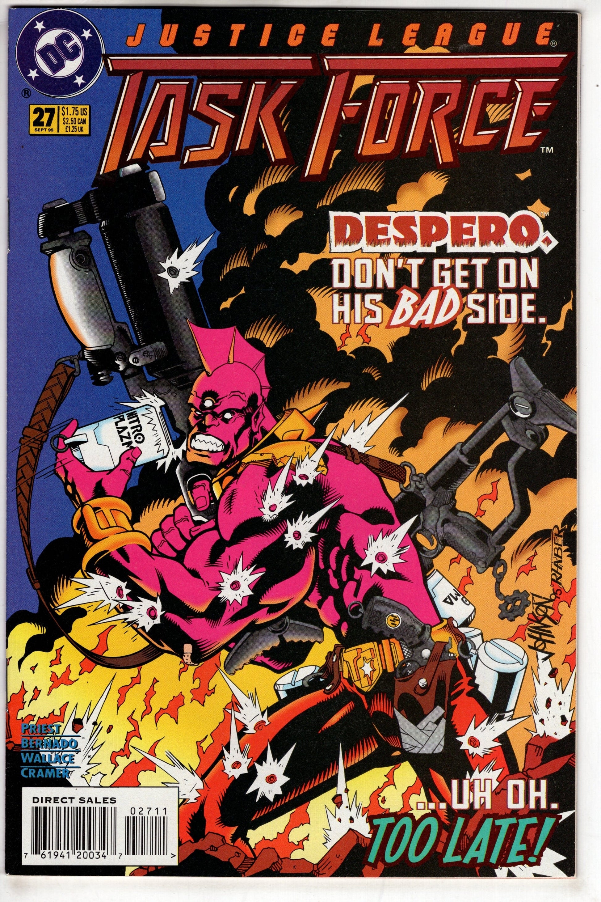 DC COMICS COMIC BOOK Justice League Task Force (1993 series) #27