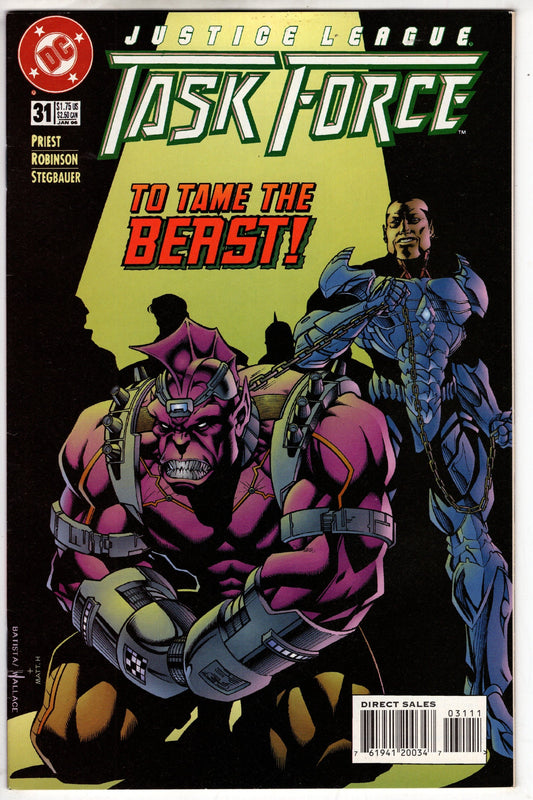 DC COMICS COMIC BOOK Justice League Task Force (1993 series) #31